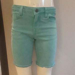 Girls teal shorts